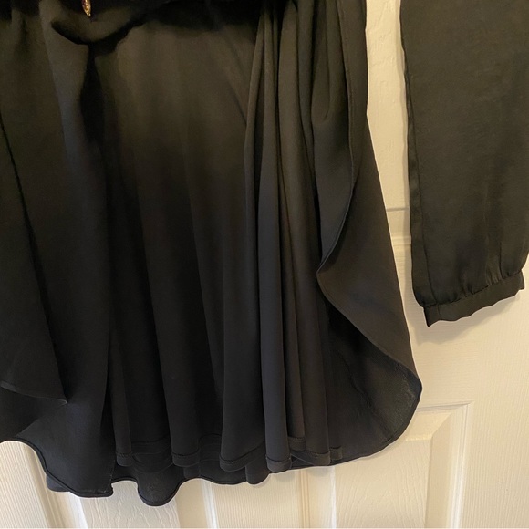 Express. Long Sleeve Black Dress. Size Medium. 🖤 - Picture 5 of 9